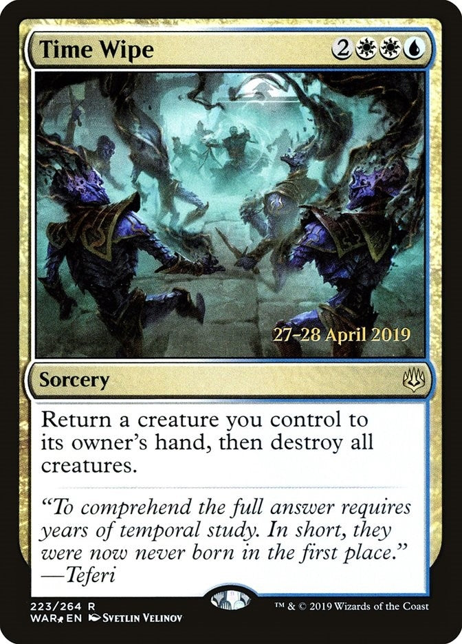 Image for Time Wipe (223) (PRE) - Magic: The Gathering
