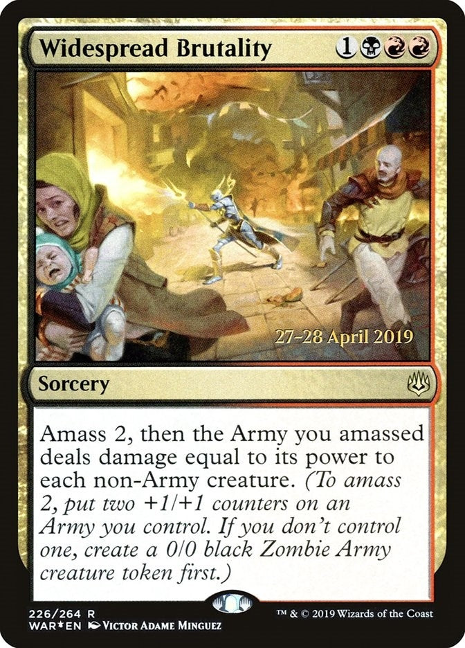 Image for Widespread Brutality (226) (PRE) - Magic: The Gathering