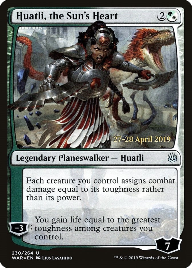 Image for Huatli, the Sun's Heart (230) (PRE) - Magic: The Gathering