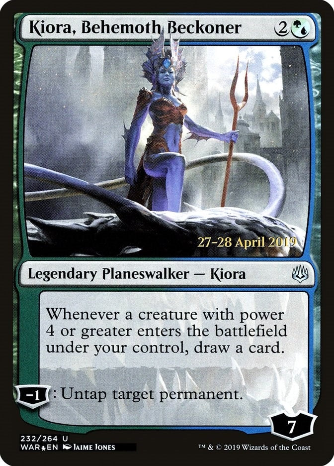 Image for Kiora, Behemoth Beckoner (232) (PRE) - Magic: The Gathering