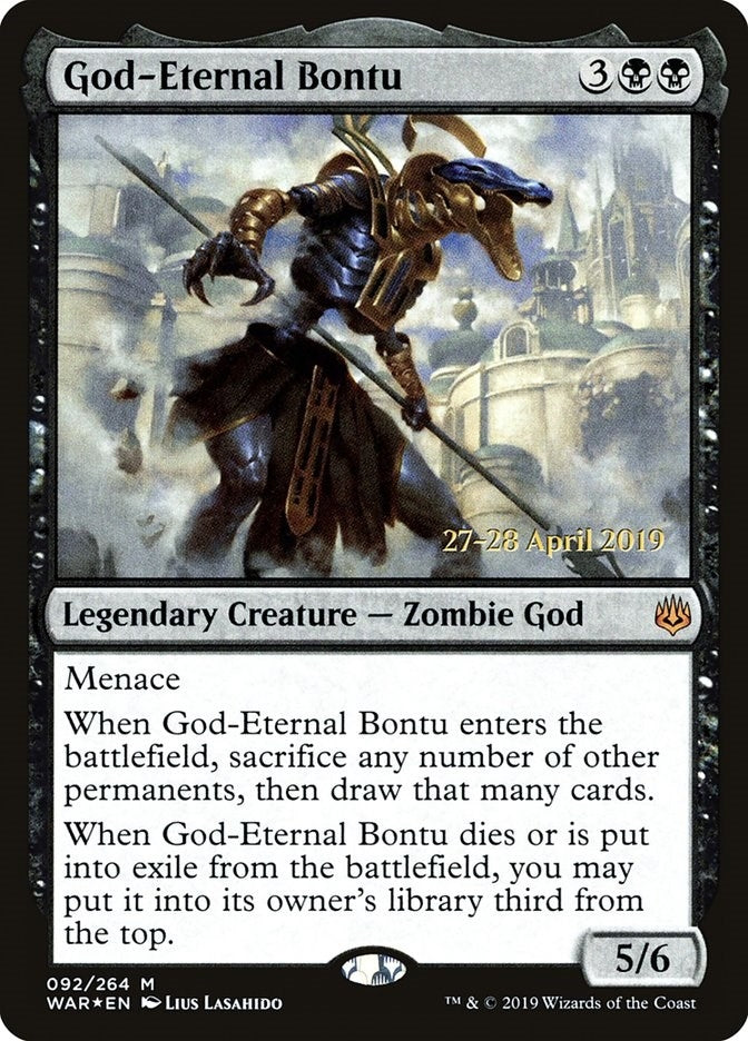 Image for God-Eternal Bontu (92) (PRE) - Magic: The Gathering