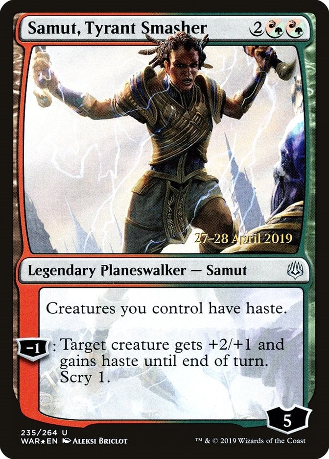 Image for Samut, Tyrant Smasher (235) (PRE) - Magic: The Gathering
