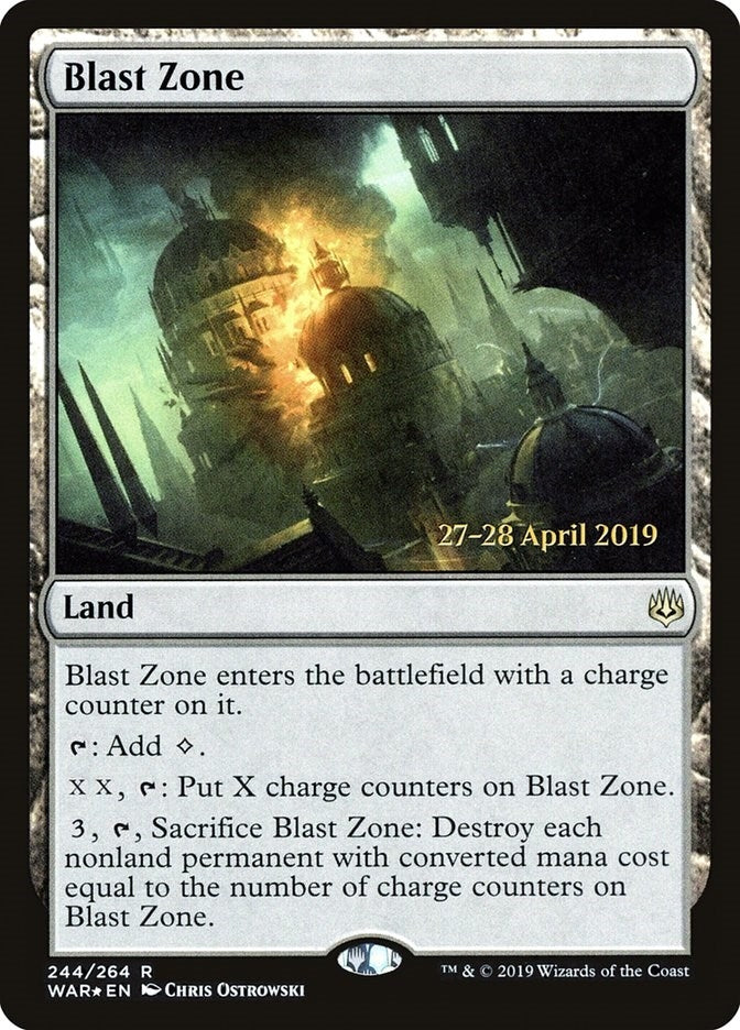 Image for Blast Zone (WAR) (244) (PRE) - Magic: The Gathering