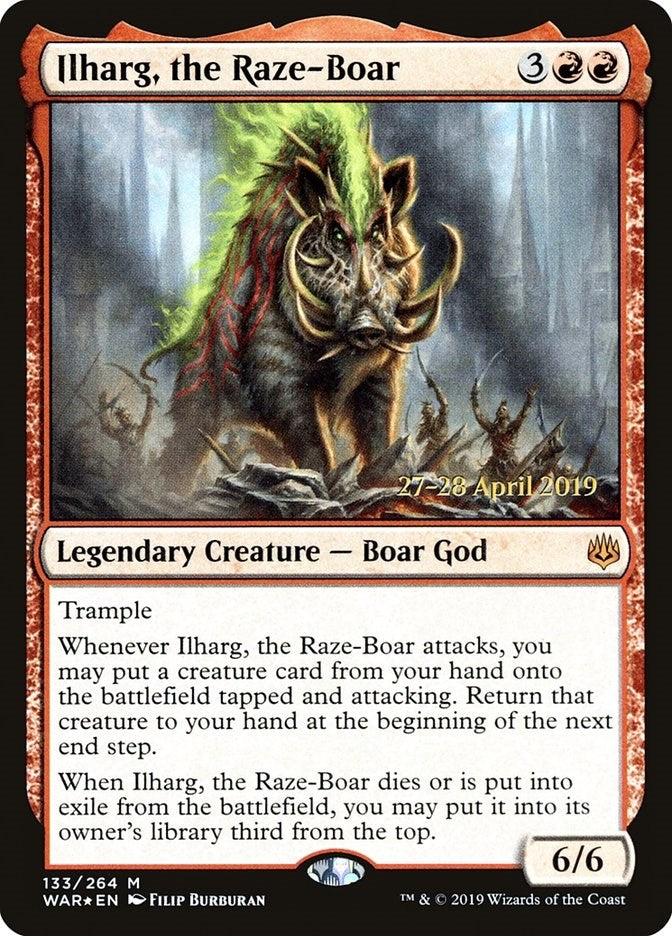 Image for Ilharg, the Raze-Boar (133) (PRE) - Magic: The Gathering