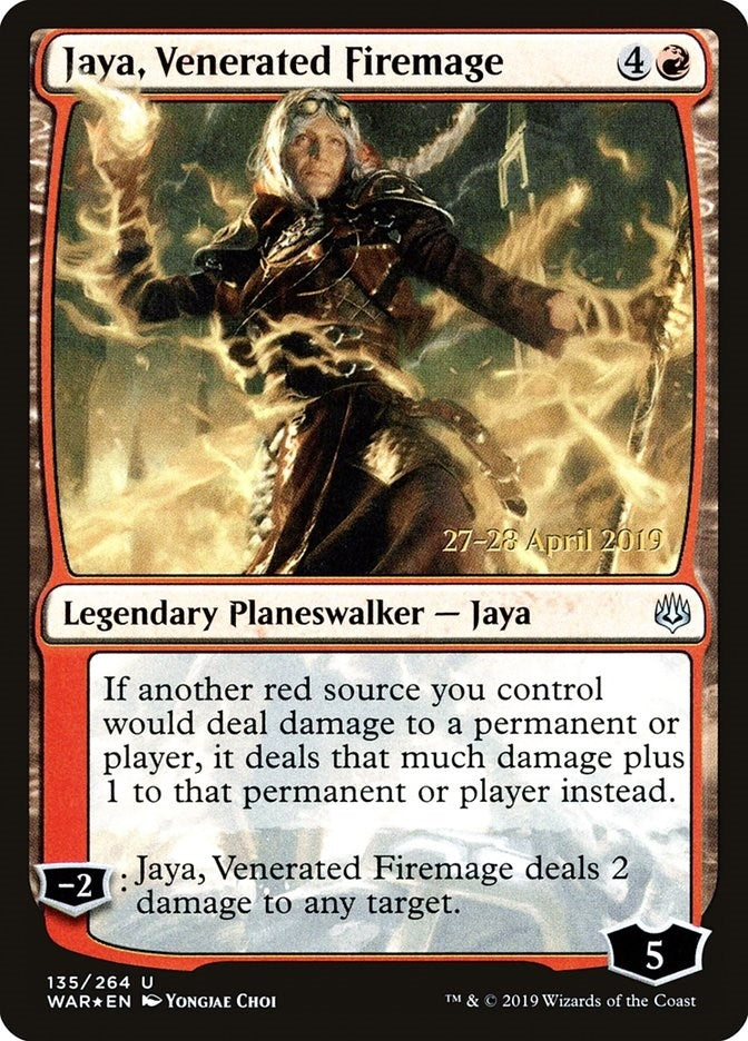 Image for Jaya, Venerated Firemage (135) (PRE) - Magic: The Gathering