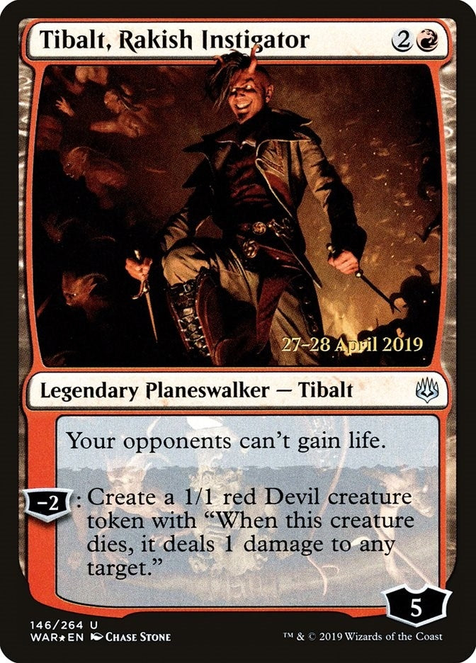 Image for Tibalt, Rakish Instigator (146) (PRE) - Magic: The Gathering