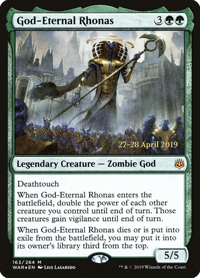 Image for God-Eternal Rhonas (163) (PRE) - Magic: The Gathering