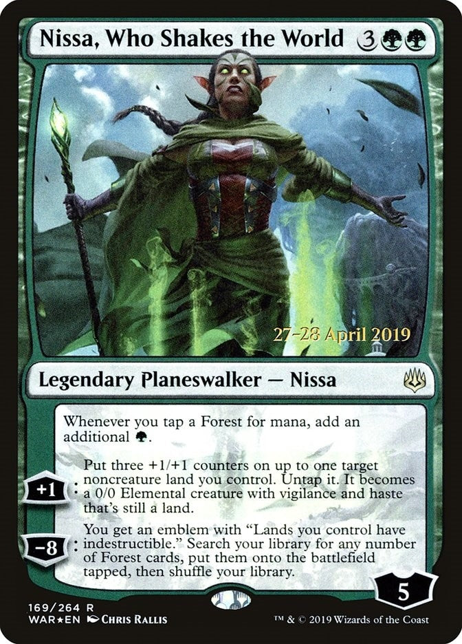 Image for Nissa, Who Shakes the World (169) (PRE) - Magic: The Gathering