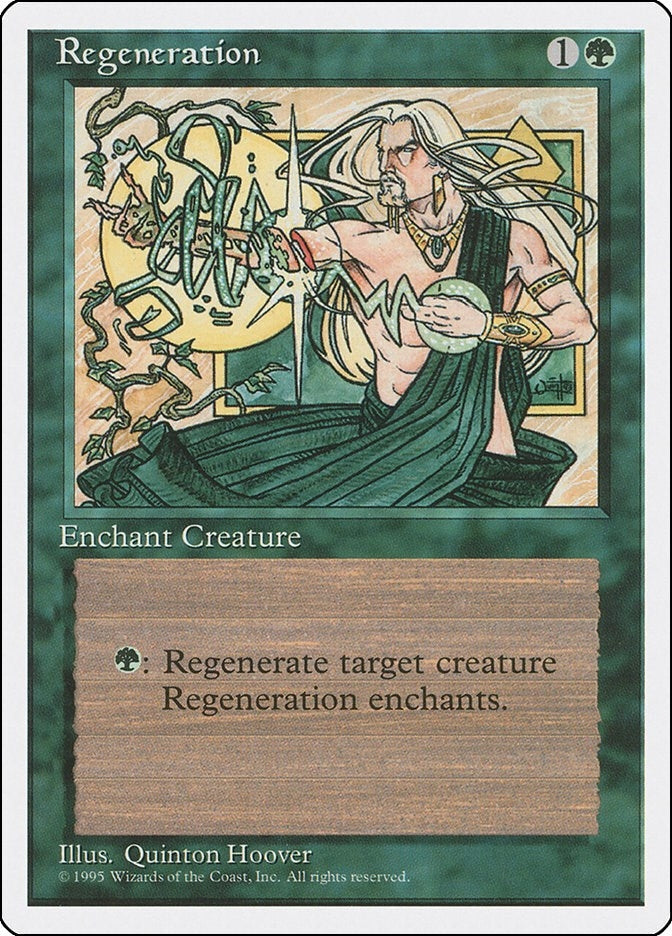 Image for Regeneration (4ED) - Magic: The Gathering