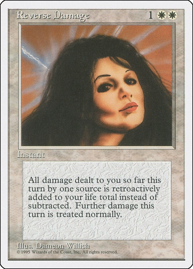 Image for Reverse Damage (4ED) - Magic: The Gathering