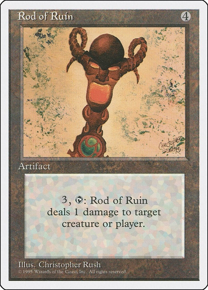 Image for Rod of Ruin (4ED) - Magic: The Gathering
