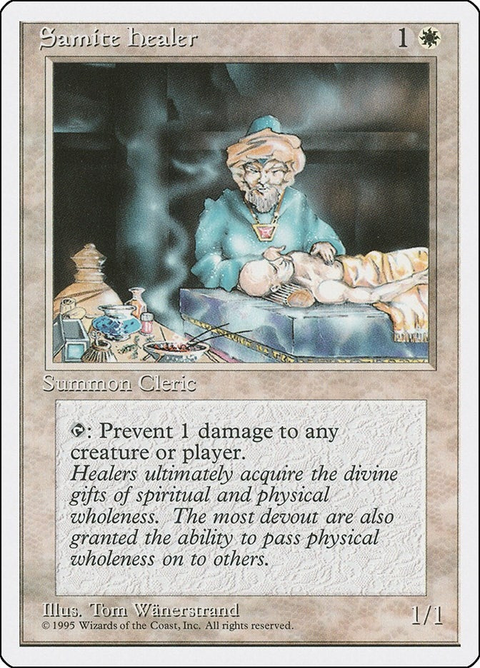 Image for Samite Healer (4ED) - Magic: The Gathering