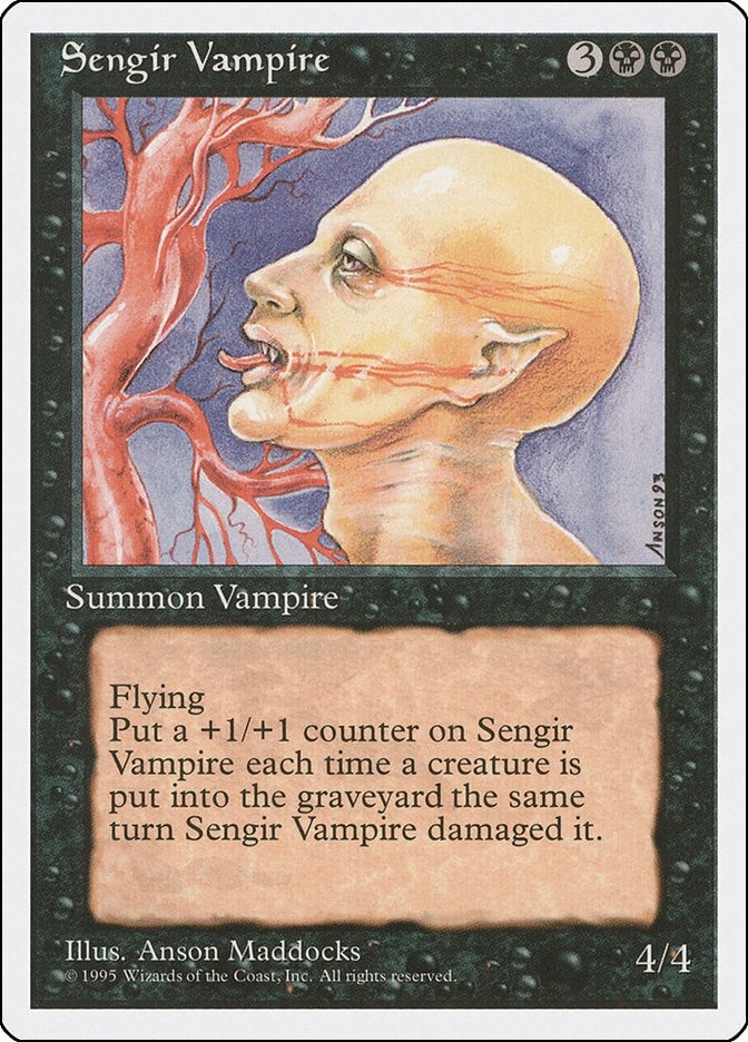 Image for Sengir Vampire (4ED) - Magic: The Gathering