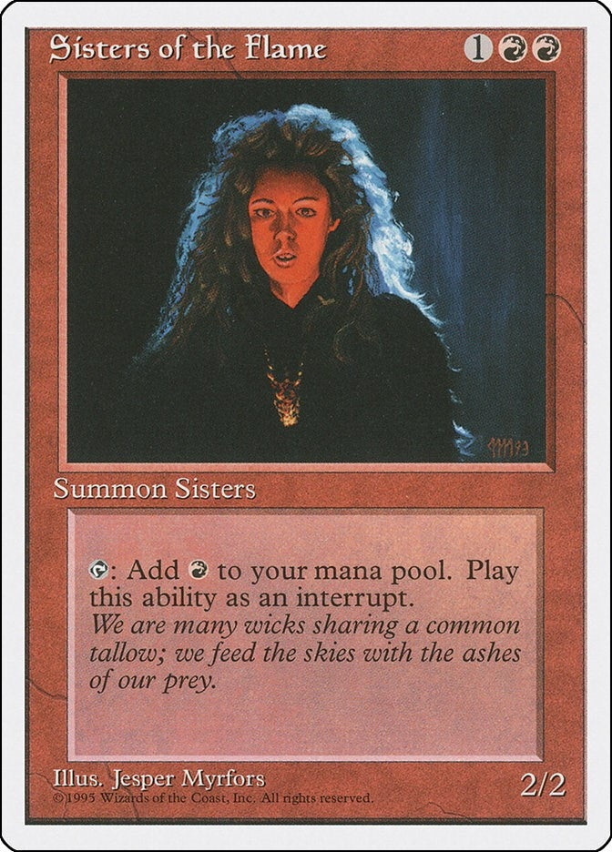 Image for Sisters of the Flame (4ED) - Magic: The Gathering