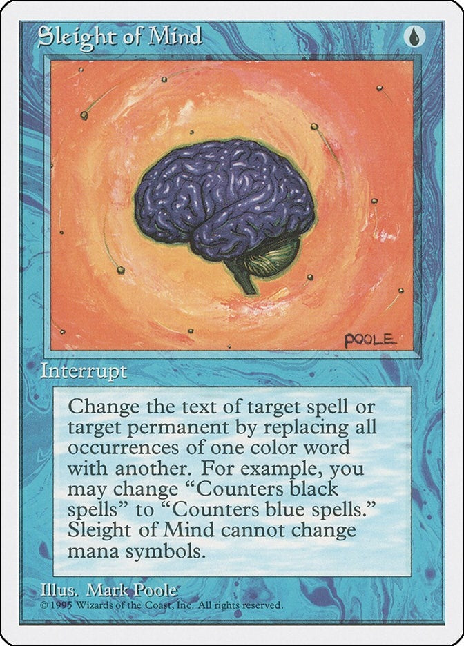 Image for Sleight of Mind (4ED) - Magic: The Gathering
