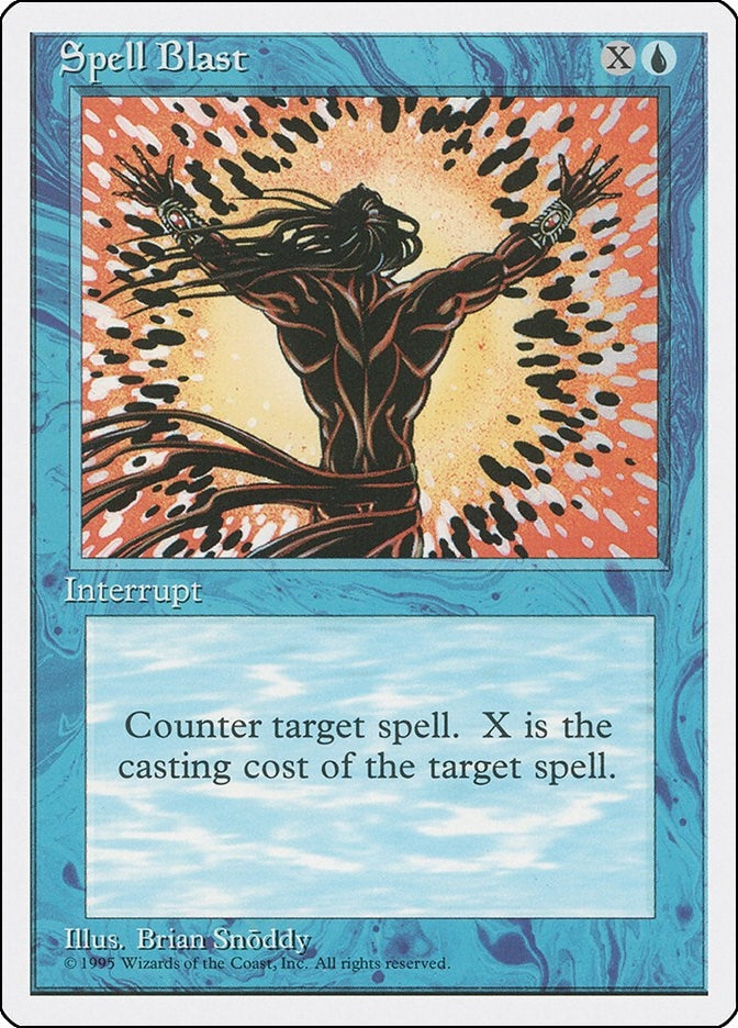Image for Spell Blast (4ED) - Magic: The Gathering