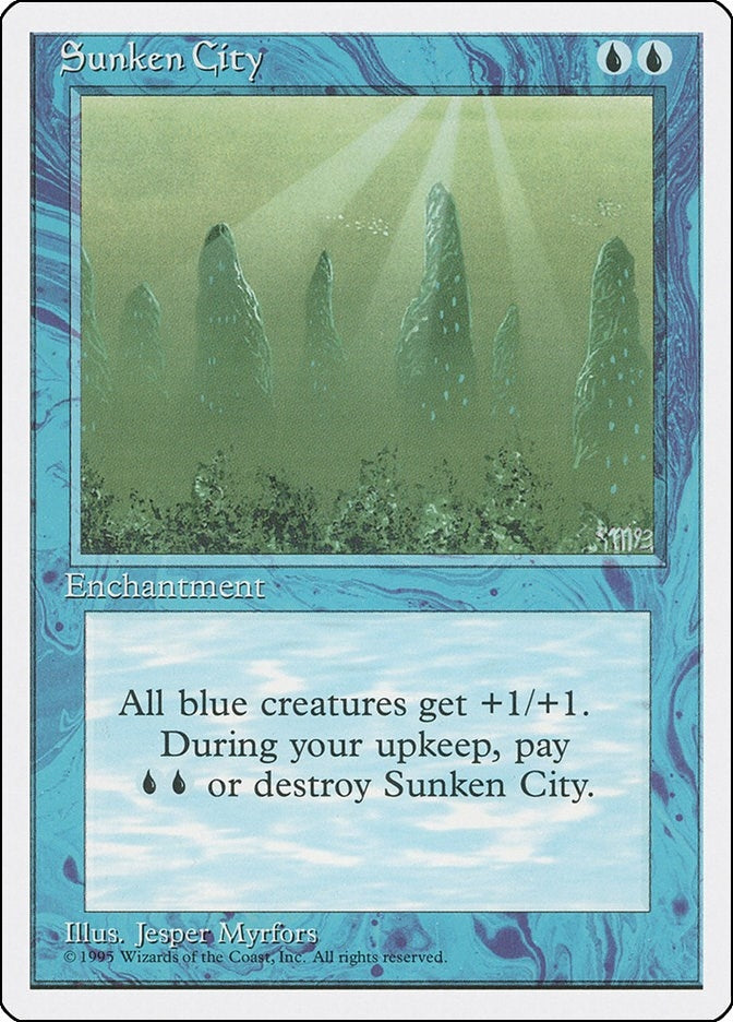 Image for Sunken City (4ED) - Magic: The Gathering