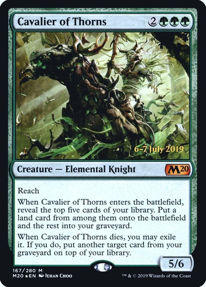 Image for Cavalier of Thorns (167) (PRE) - Magic: The Gathering