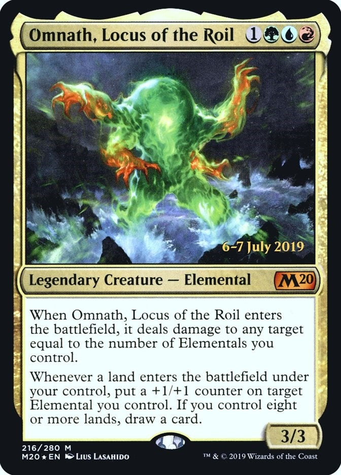 Image for Omnath, Locus of the Roil (216) (PRE) - Magic: The Gathering