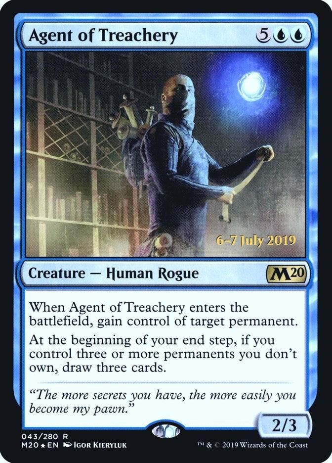Image for Agent of Treachery (43) (PRE) - Magic: The Gathering