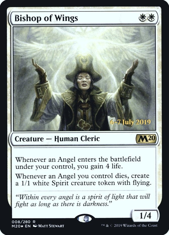 Image for Bishop of Wings (8) (PRE) - Magic: The Gathering