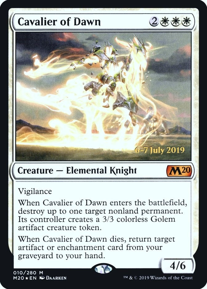 Image for Cavalier of Dawn (10) (PRE) - Magic: The Gathering