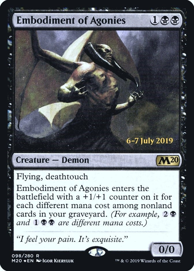 Image for Embodiment of Agonies (98) (PRE) - Magic: The Gathering