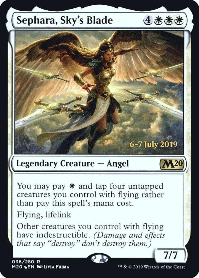 Image for Sephara, Sky's Blade (36) (PRE) - Magic: The Gathering