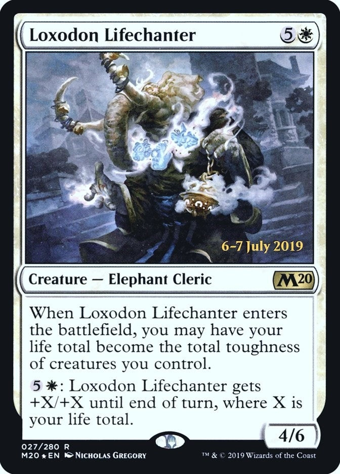 Image for Loxodon Lifechanter (27) (PRE) - Magic: The Gathering