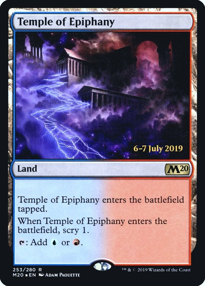 Image for Temple of Epiphany (M20) (253) (PRE) - Magic: The Gathering
