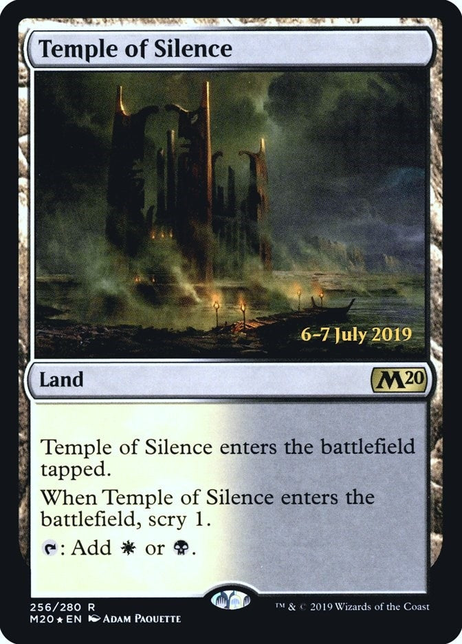 Image for Temple of Silence (M20) (256) (PRE) - Magic: The Gathering