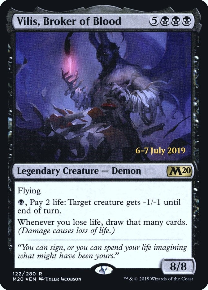Image for Vilis, Broker of Blood (122) (PRE) - Magic: The Gathering