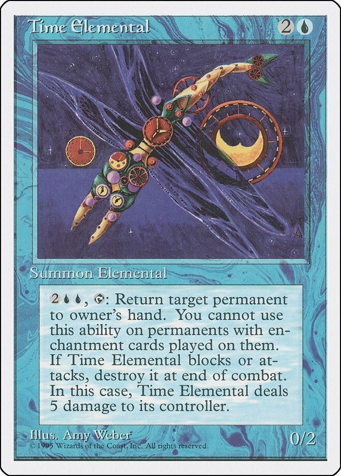 Image for Time Elemental (4ED) - Magic: The Gathering