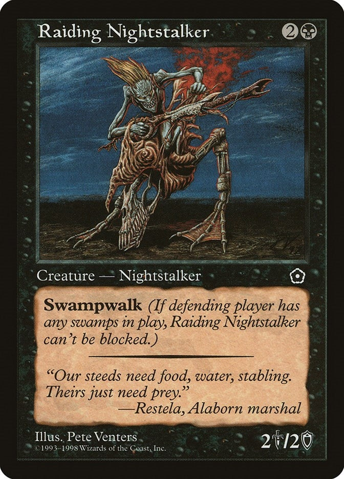 Image for Raiding Nightstalker (P02) - Magic: The Gathering