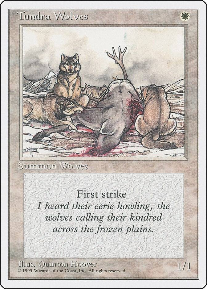 Image for Tundra Wolves (4ED) - Magic: The Gathering