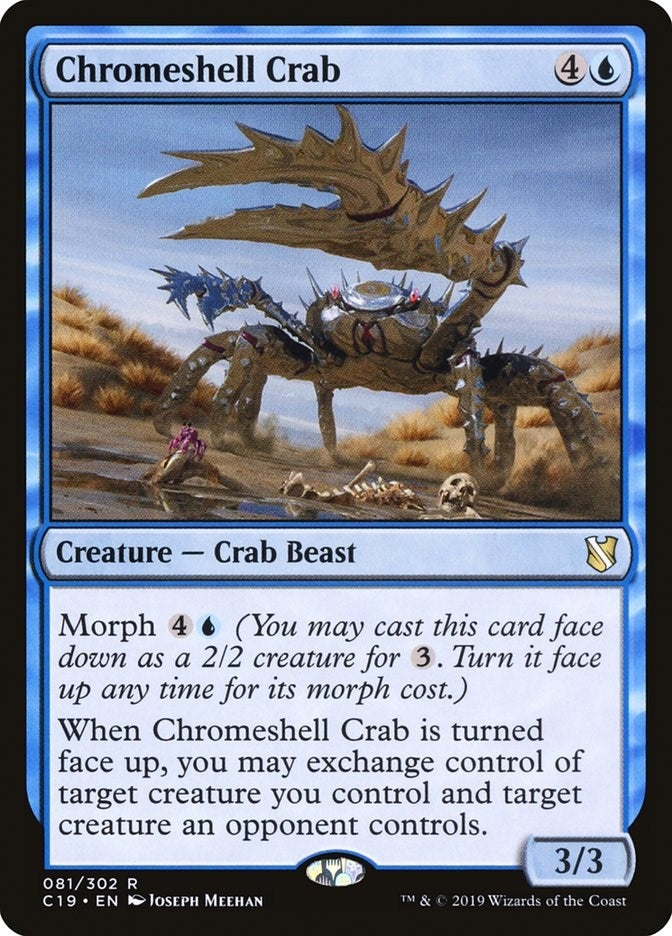 Chromeshell Crab (81) (C19)