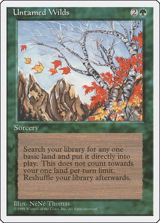 Image for Untamed Wilds (4ED) - Magic: The Gathering
