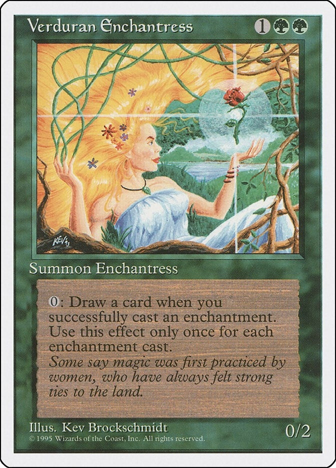 Image for Verduran Enchantress (4ED) - Magic: The Gathering
