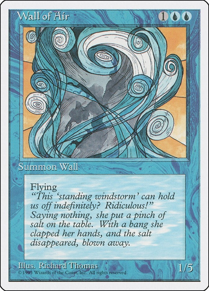 Image for Wall of Air (4ED) - Magic: The Gathering