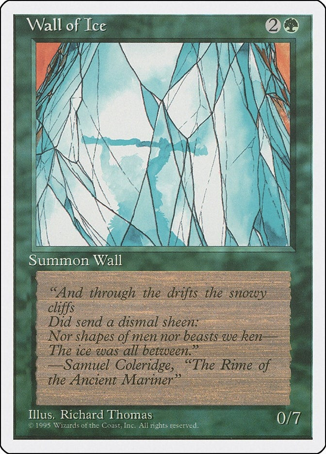 Image for Wall of Ice (4ED) - Magic: The Gathering