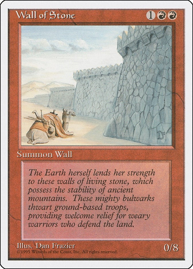 Image for Wall of Stone (4ED) - Magic: The Gathering