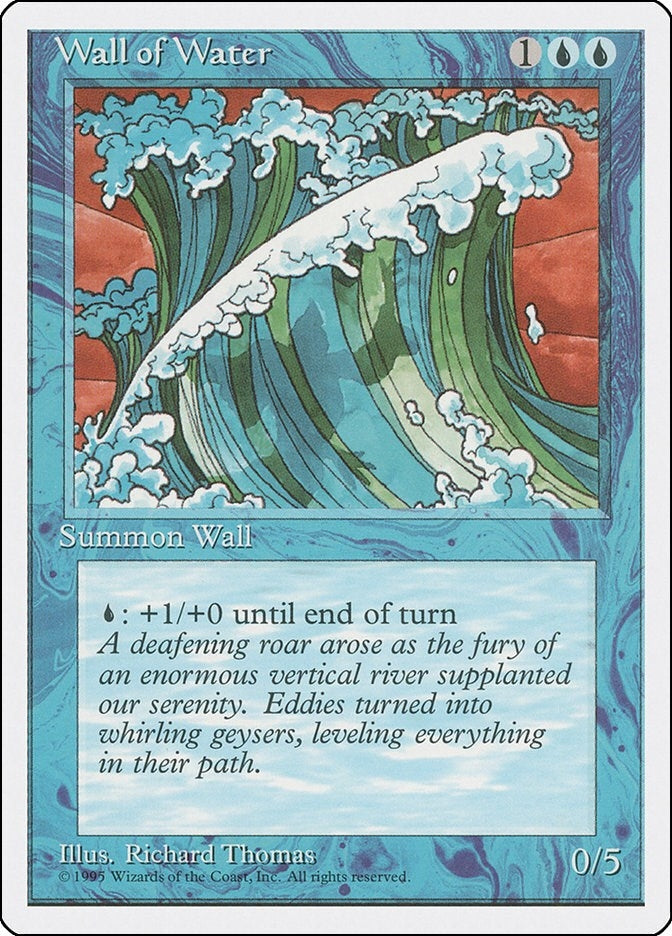 Image for Wall of Water (4ED) - Magic: The Gathering