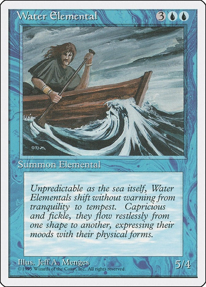 Image for Water Elemental (4ED) - Magic: The Gathering