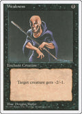 Image for Weakness (4ED) - Magic: The Gathering