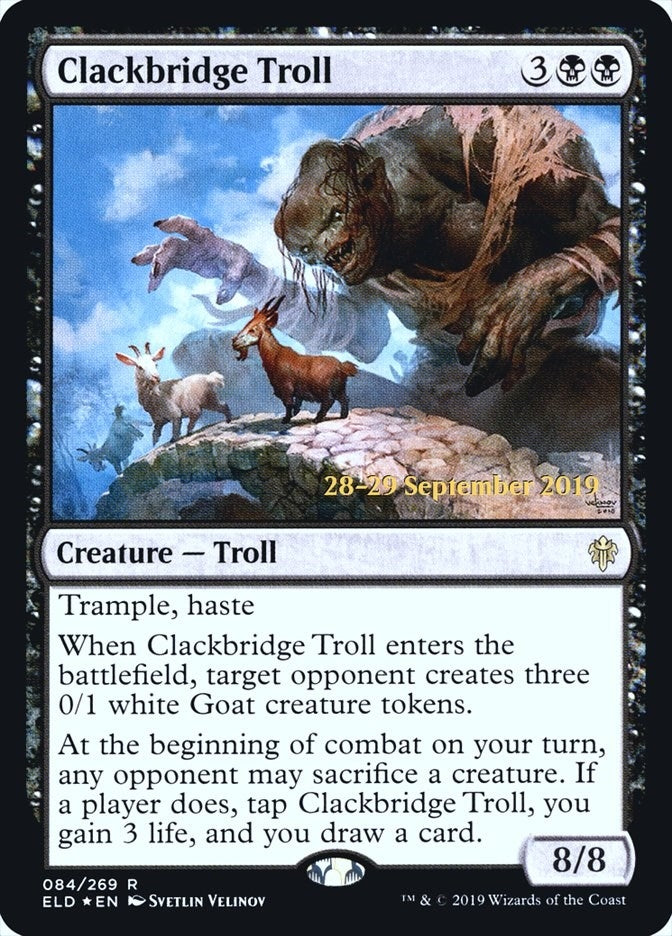 Image for Clackbridge Troll (84) (PRE) - Magic: The Gathering