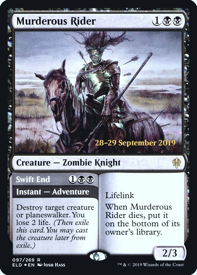 Image for Murderous Rider (97) (PRE) - Magic: The Gathering