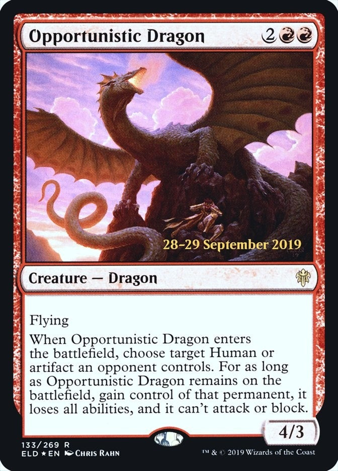 Image for Opportunistic Dragon (133) (PRE) - Magic: The Gathering