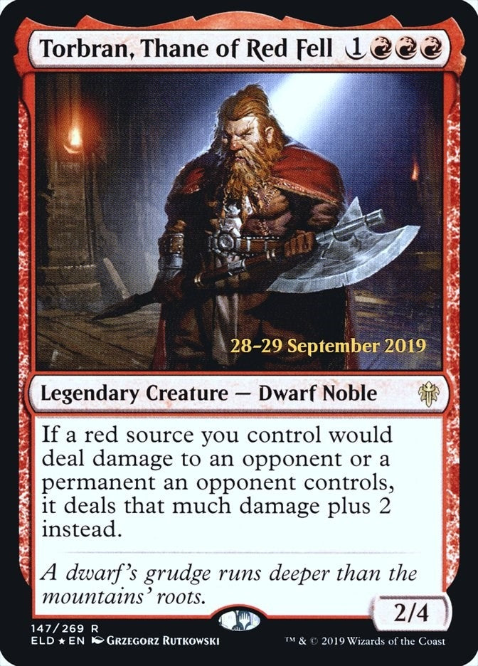Image for Torbran, Thane of Red Fell (147) (PRE) - Magic: The Gathering