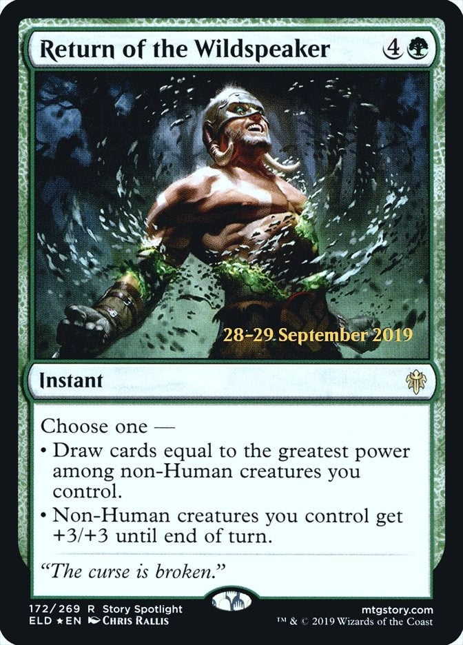 Image for Return of the Wildspeaker (172) (PRE) - Magic: The Gathering