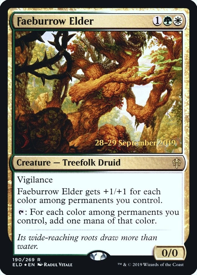 Image for Faeburrow Elder (190) (PRE) - Magic: The Gathering